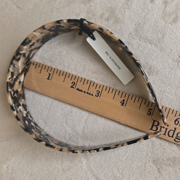 MACHETE Abalone Wide Headband & Comb Set Handcrafted‎ Italian Acetate Gift Ready - Picture 10 of 12